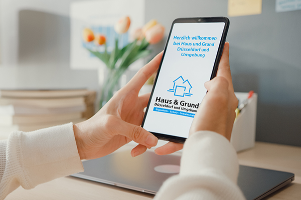Online Mitglied werden, Haus und Grund Düsseldorf