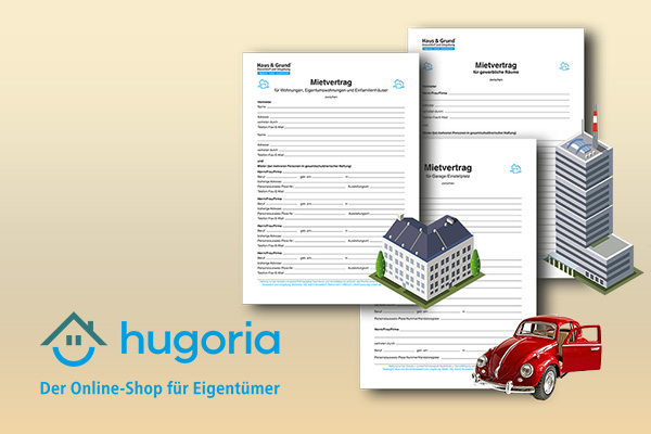 Mietvertrag Hugoria Haus und Grund